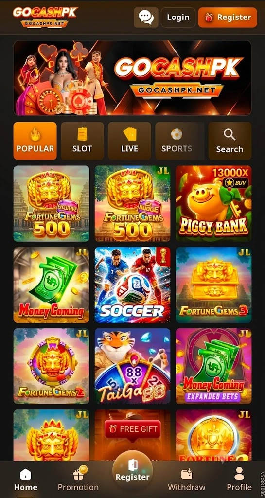 GOCASHPK Game